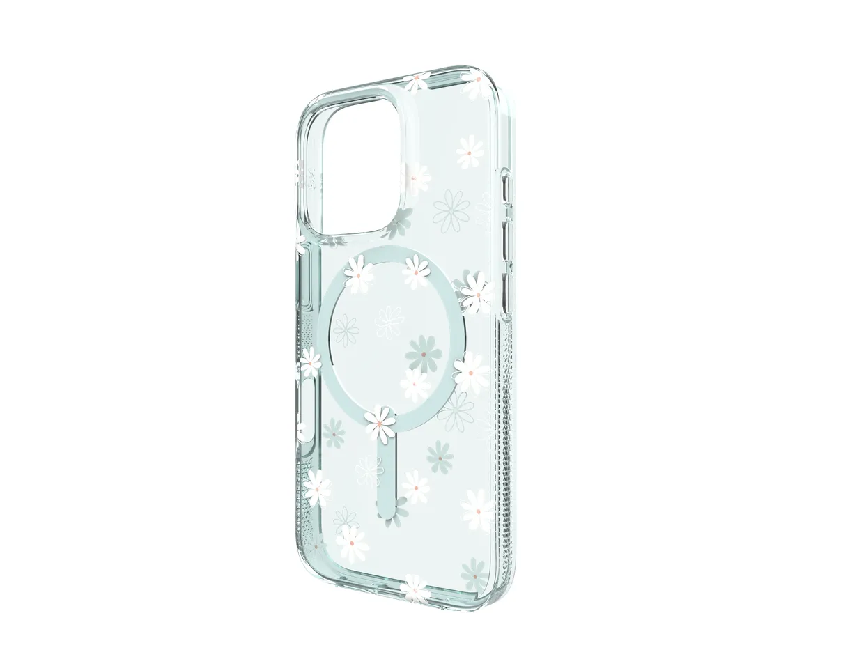 ZAGG iPhone 16 Series Case Milan Green Daisies