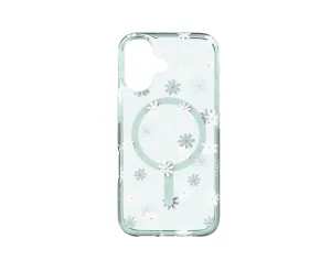 ZAGG iPhone 16 Series Case Milan Green Daisies