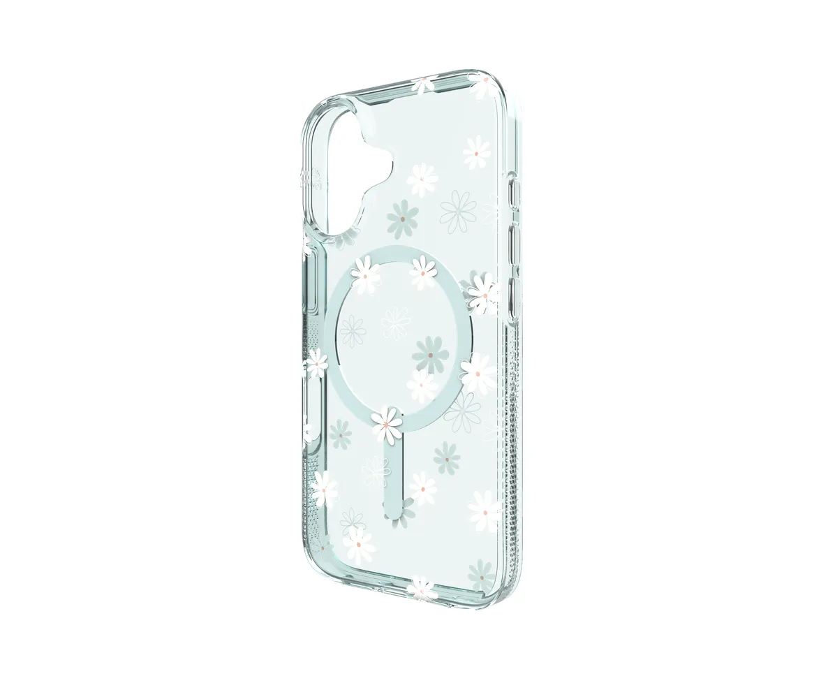 ZAGG iPhone 16 Series Case Milan Green Daisies